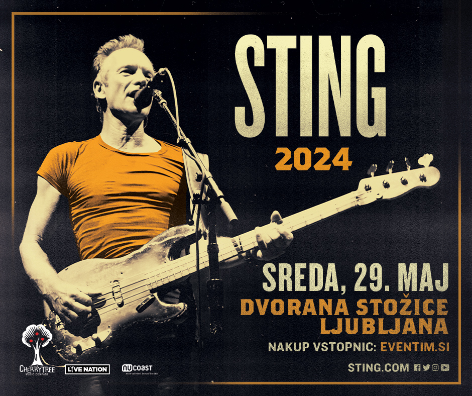 STING 2024 WORLD TOUR Javni zavod Šport Ljubljana