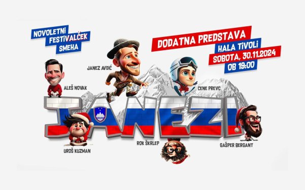 JANEZI - Novoletni festivalček smeha (dodatna predstava)